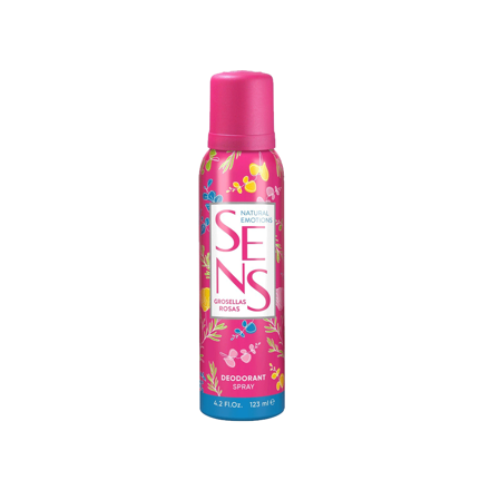 Imagen de DESODORANTE SENS GROSELLAS Y ROSAS X 123 ML